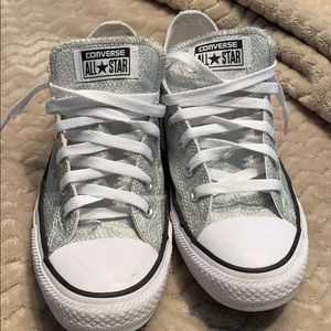 Silver Converse